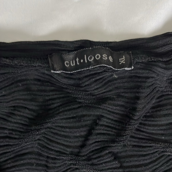 Cut Loose Long Sleeve Sheer Dress in Black Size XL - Picture 2 of 3